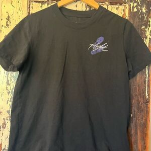 Jordan Nike Flight footateps black and purple size M T-shirt.